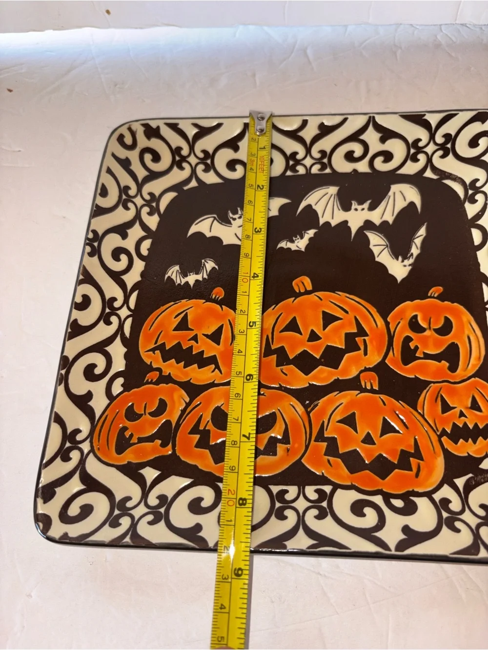 NEW - Eli + Ana 2023 Halloween Ceramic Square Plate